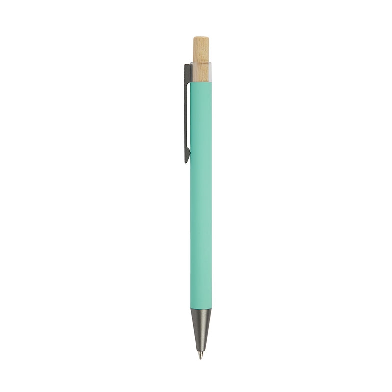 Arundi Recycled Aluminum Pen With Bamboo Plunger 1