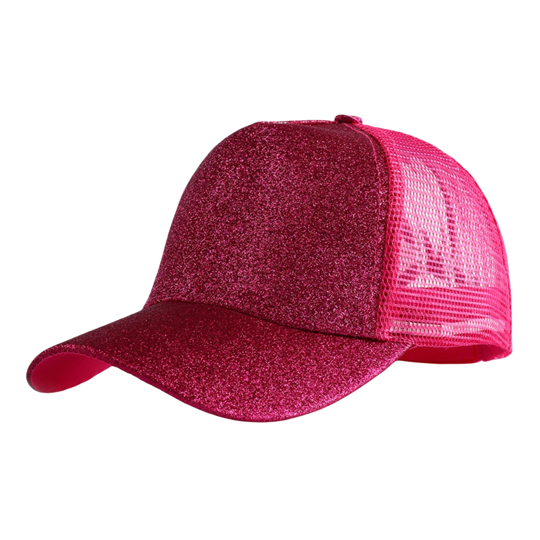 Glitter Ponytail Mesh Cap 3