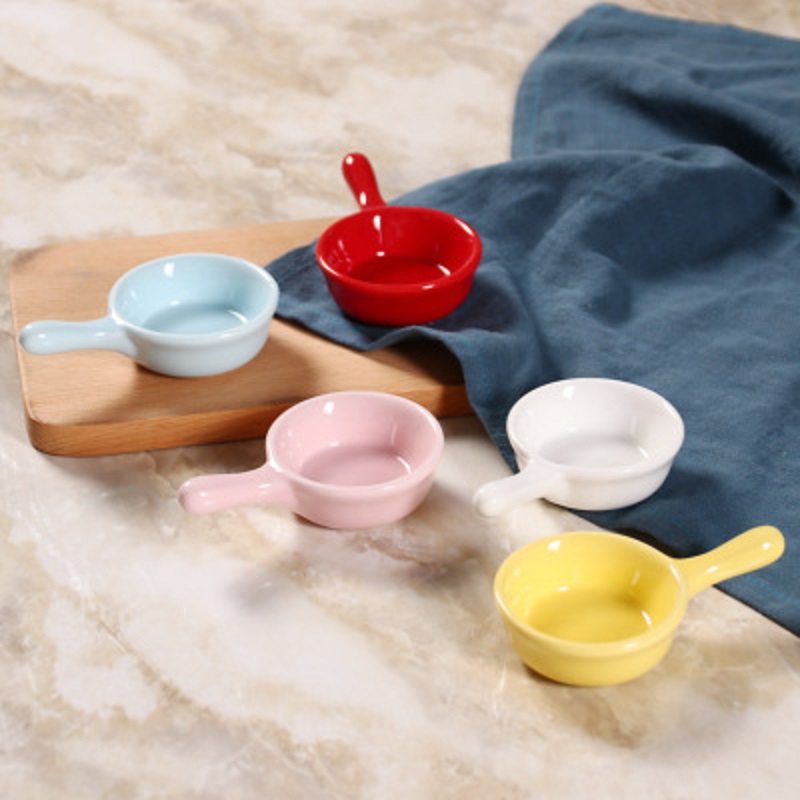 Porcelain Square Dipping Bowl 4