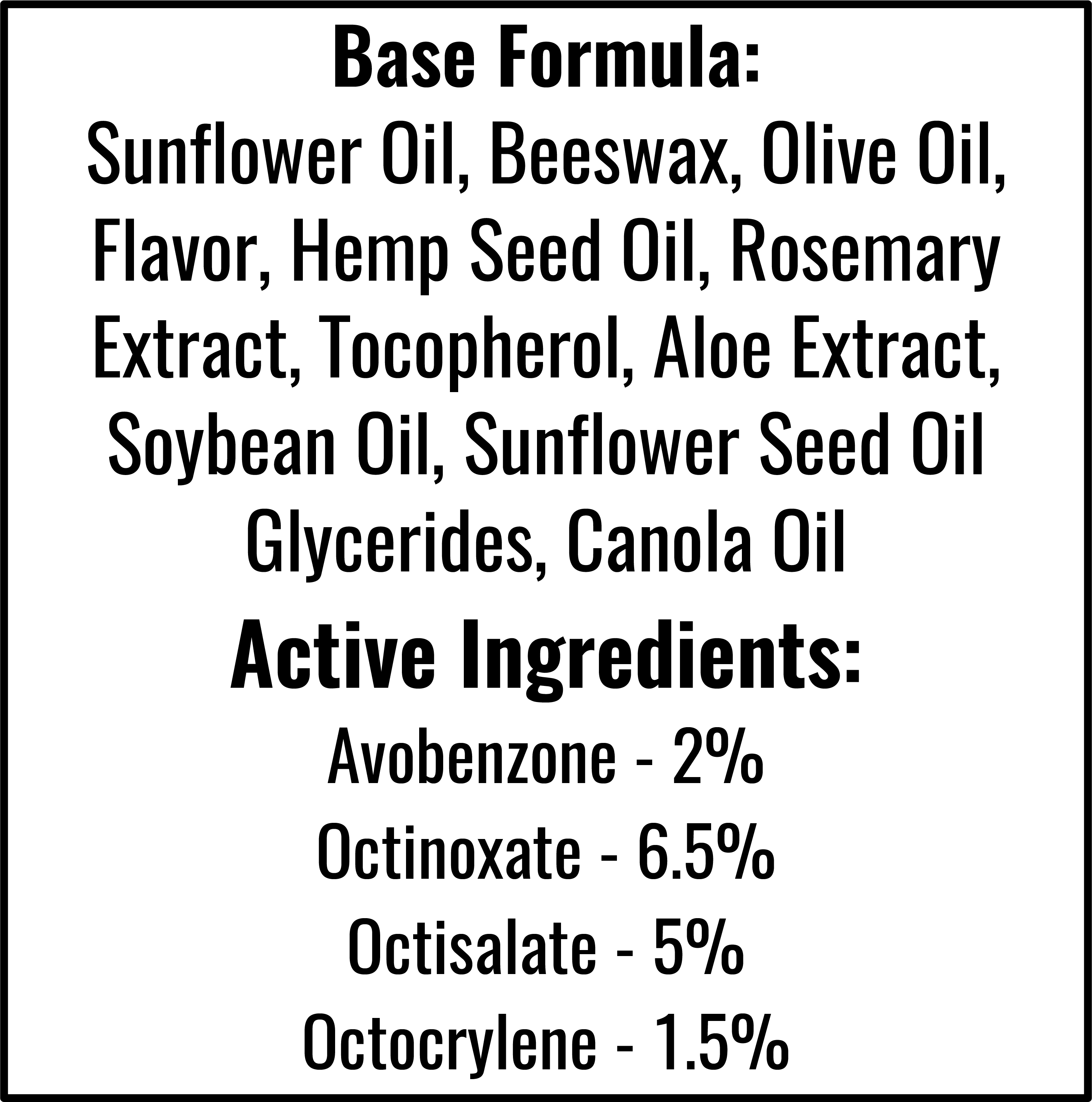 Broad Spectrum SPF 15 Lip Balm: Black Edition 2