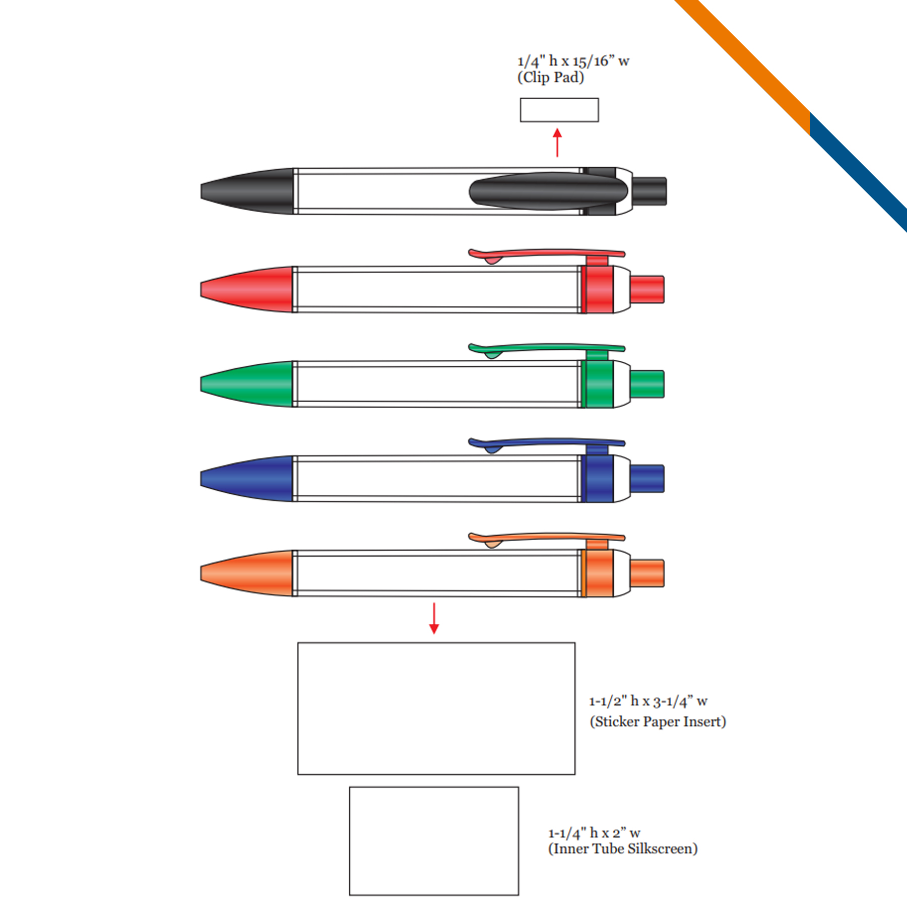 Dorsa Plastic Pen 8