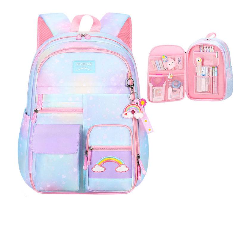 Girls Backpack Children's School Waterproof Bag 3