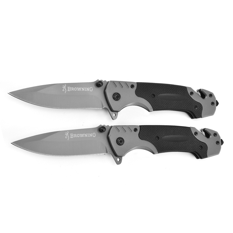 Stainless Steel Folding Pocket Knife with Strap Hole 8