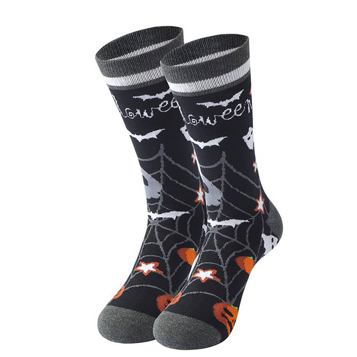 Cartoon Funny Halloween Casual Man's Warm Socks 1