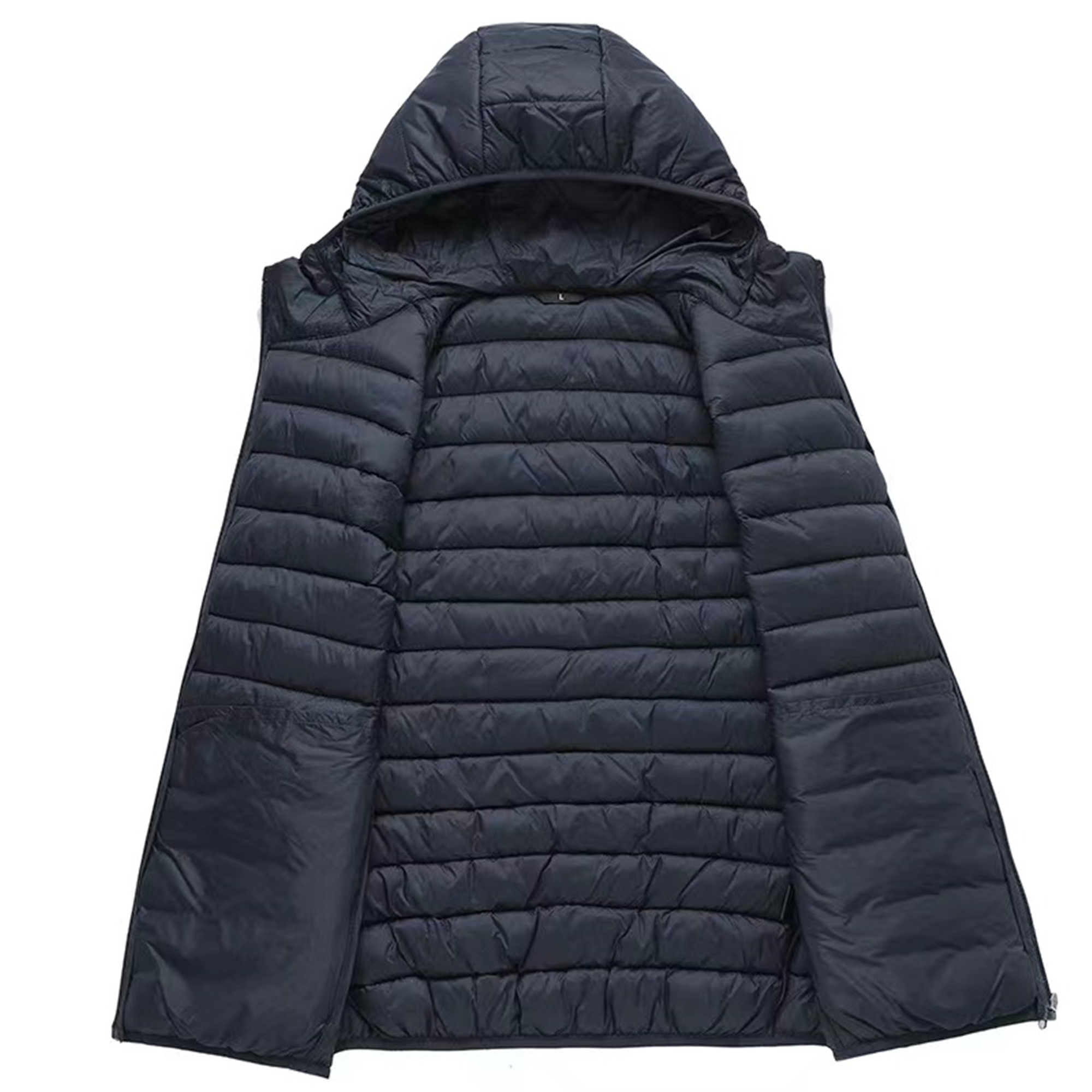 Men's Lightweight Down Cotton Vest With Hood 3