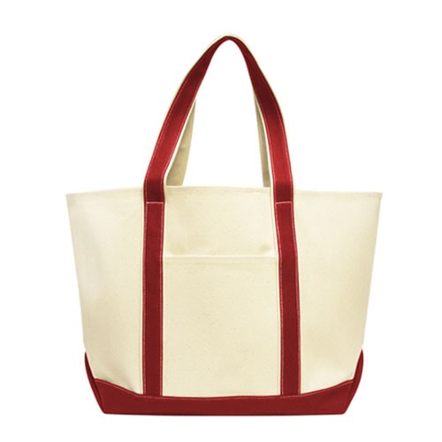 16 oz. Heavy Duty Durable Cotton Canvas Tote Bag Boat Bag 12