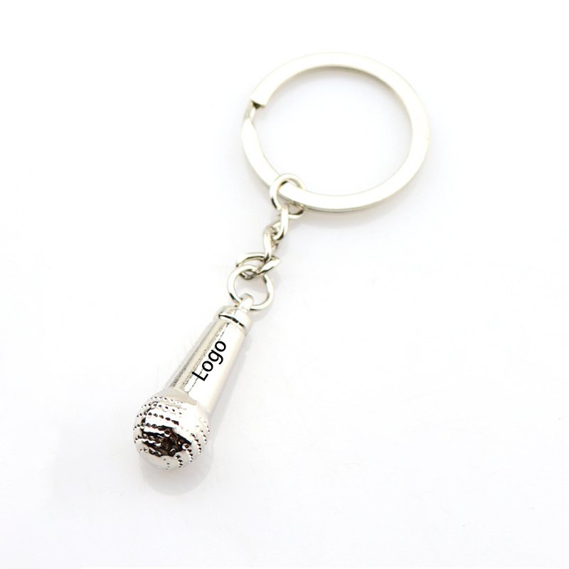 Mini Microphone Metal Key Chain 3
