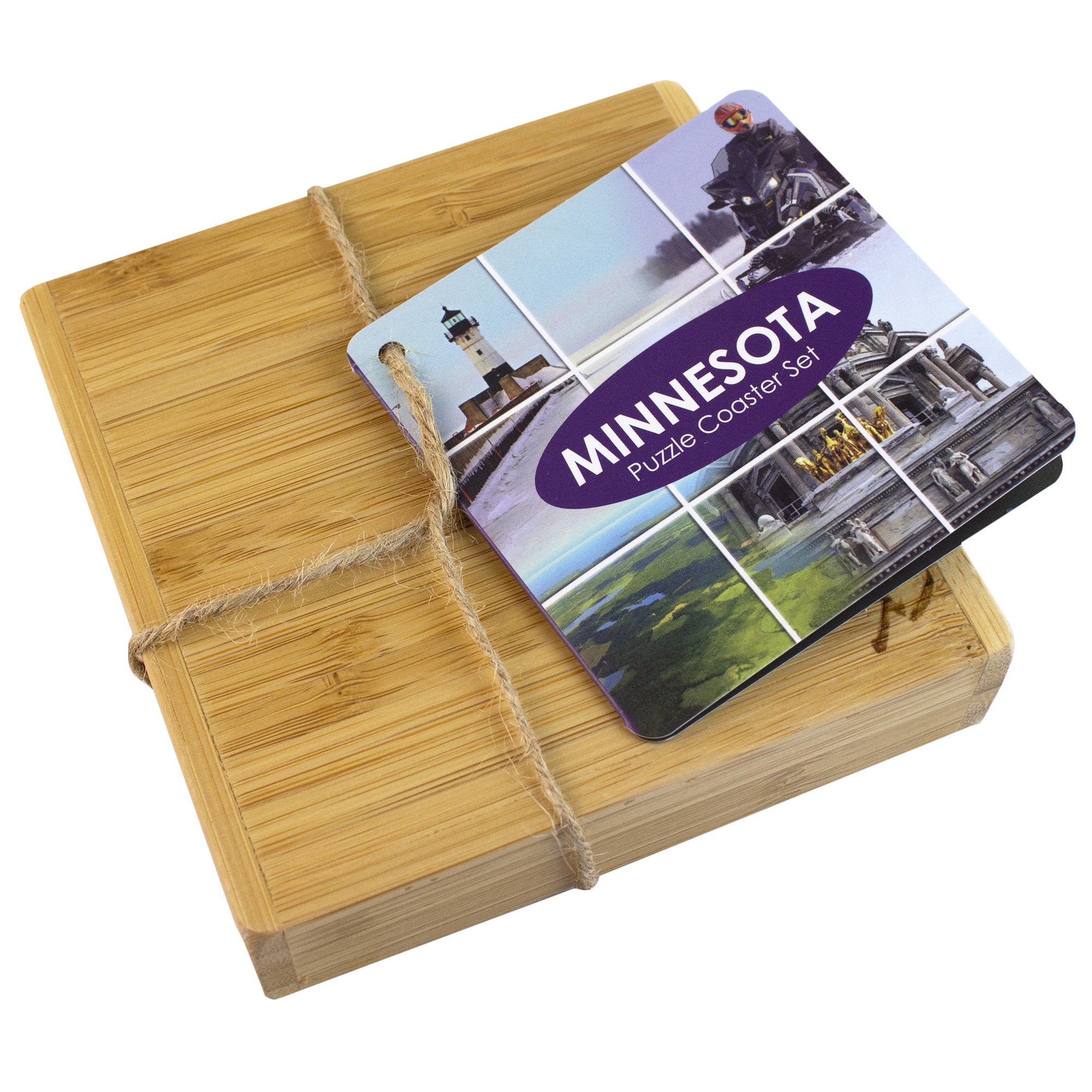 Minnesota Puzzle Coaster Set 12