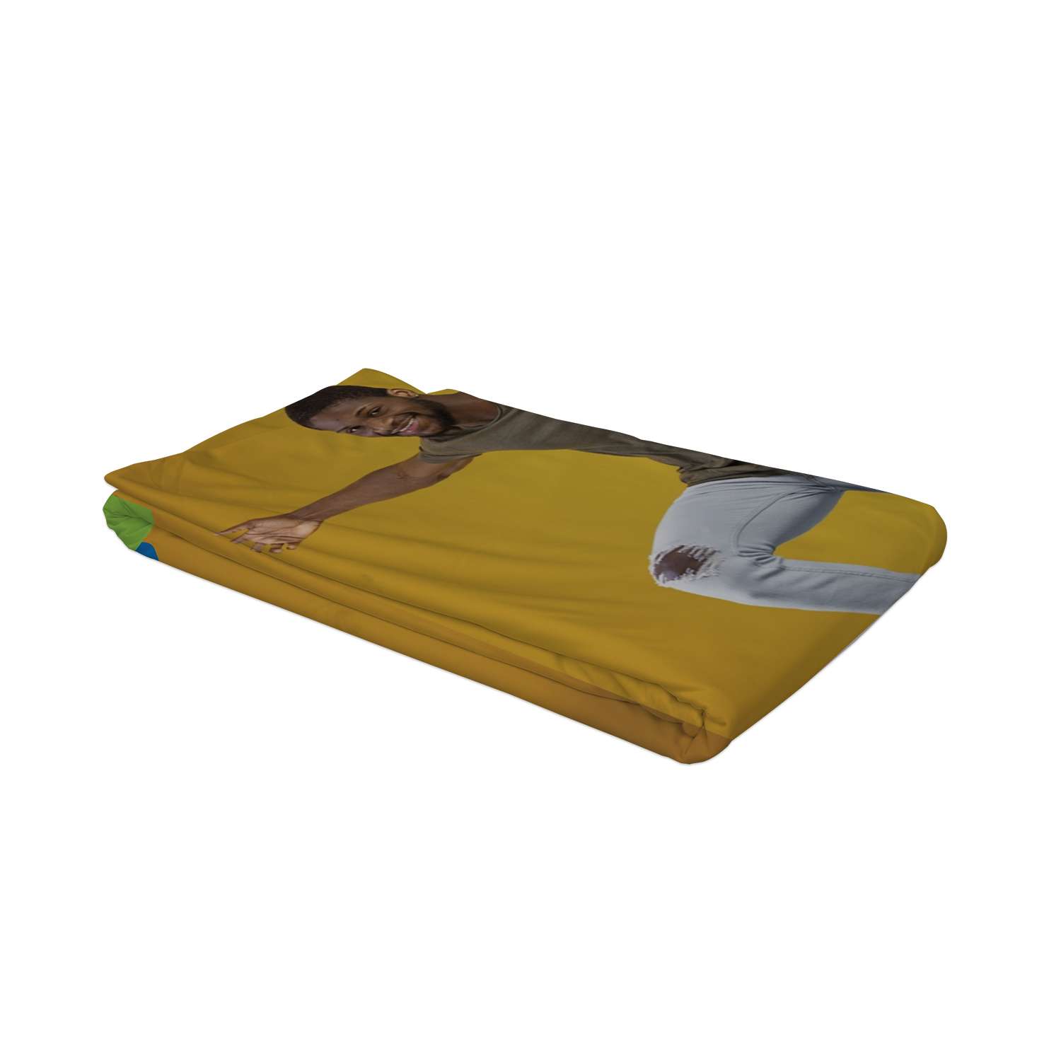 8' Straight Splash Floor Display Wrap Graphic Panel (Block-Out Fabric)