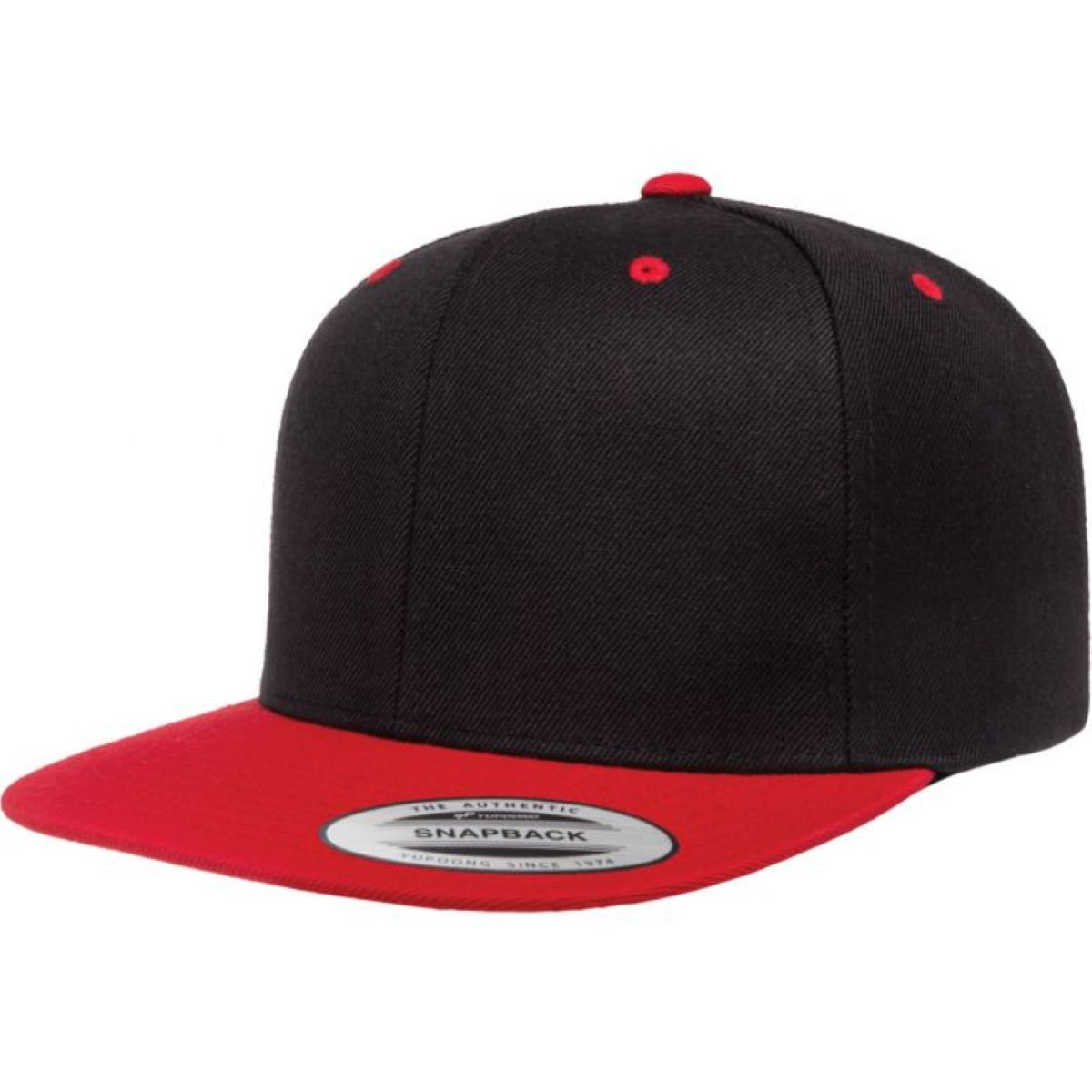 Yupoong 6089M YP Classics Premium Flat Bill Snapback Hat with Embroidery 40