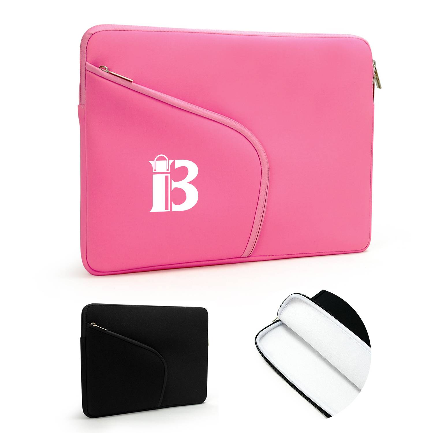 Super Soft Plush Laptop Zipper Inner Bag