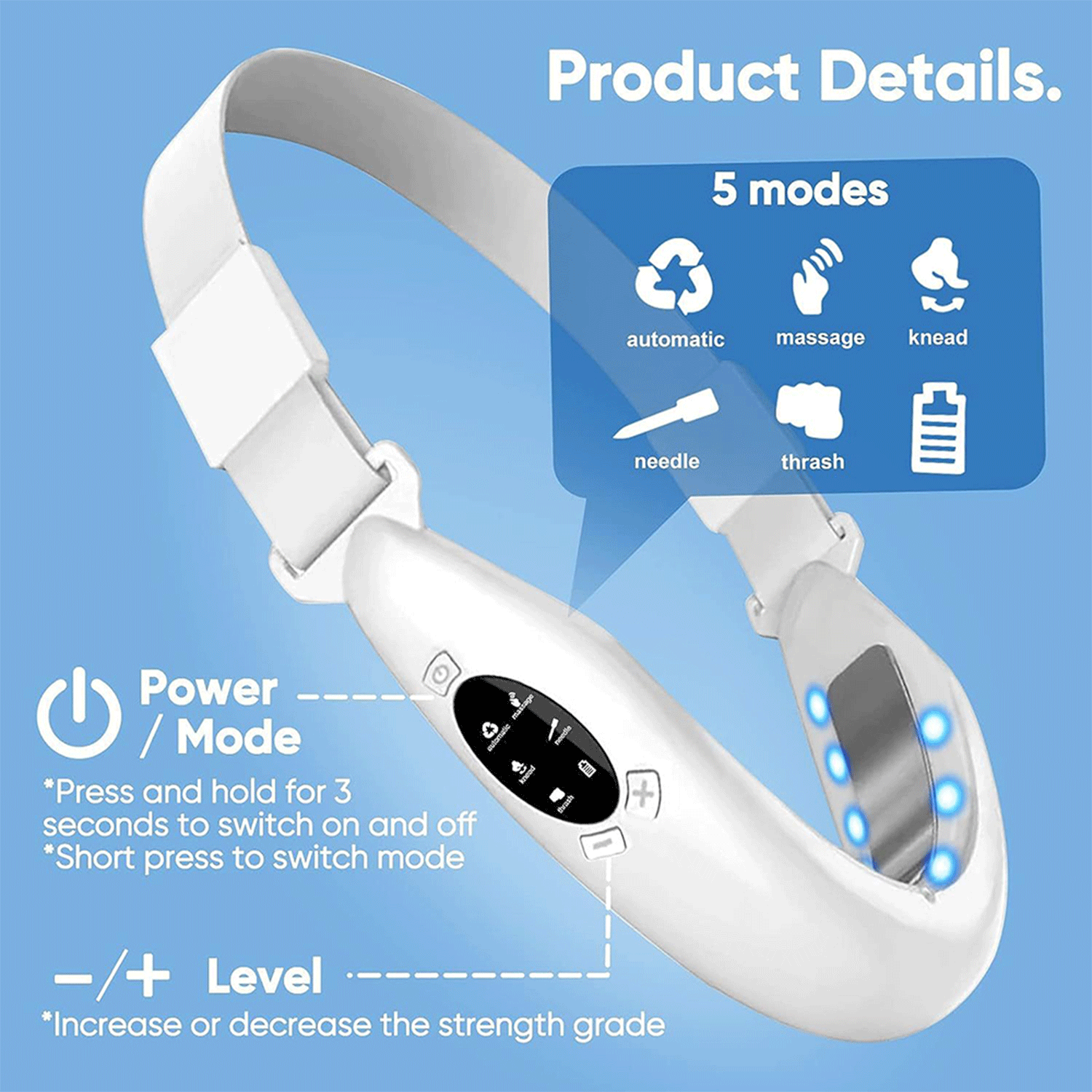 Double Chin Eliminator slimming machine Face Lift Massager 14