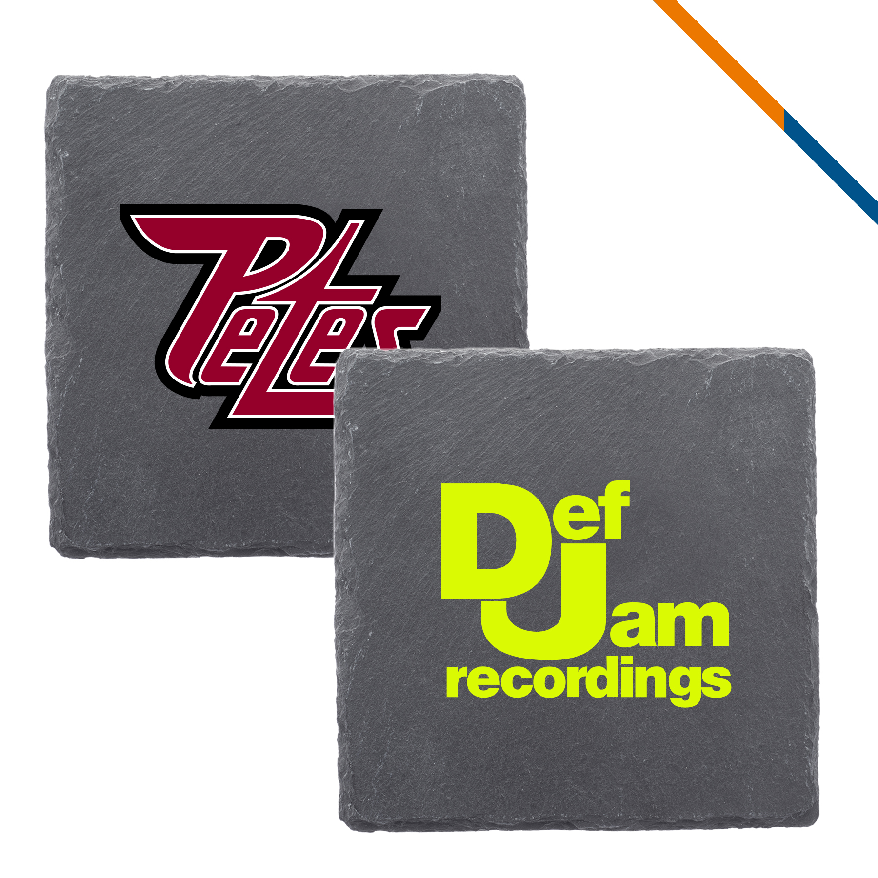 Quricon Square Slate Coaster 1