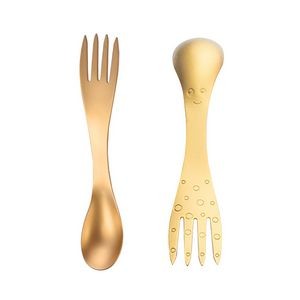 Octopus Dual Heads Fork With Spoon 12
