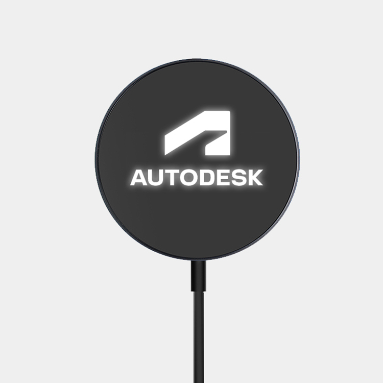 MagLED 15W Qi Wireless charger with light up logo display