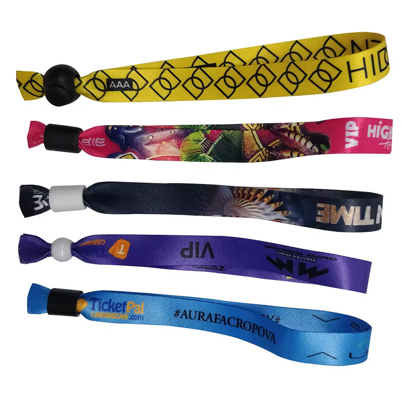 1/2" Sublimated Wristbands W/ Locking Bead 5