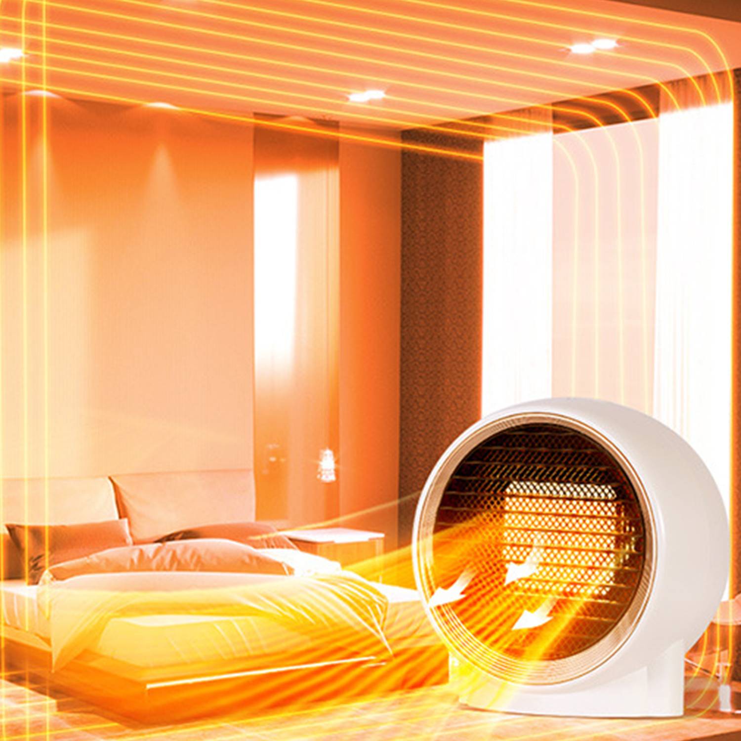 Small Heater Home Heating Energy Saving Quick Heat 6