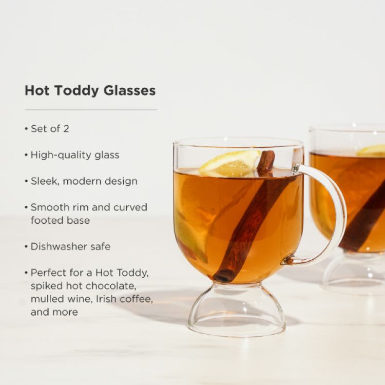 Viski® Raye Hot Toddy Glass, set of 2 8