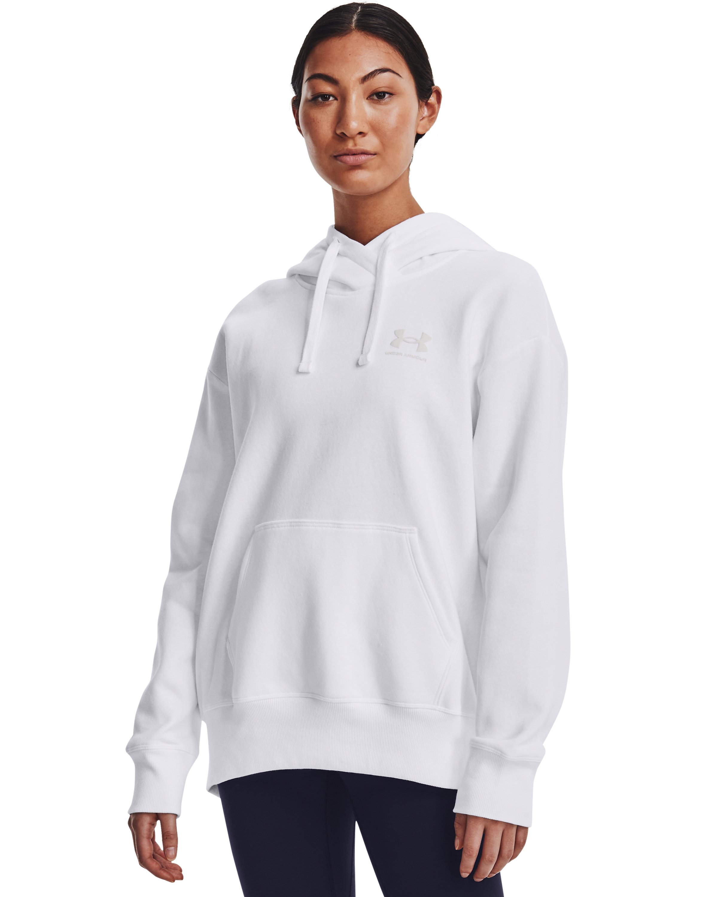 UA Rival Fleece Women's Oversized Hoodie, custom hoodie or sweatshirt with logo imprint 2