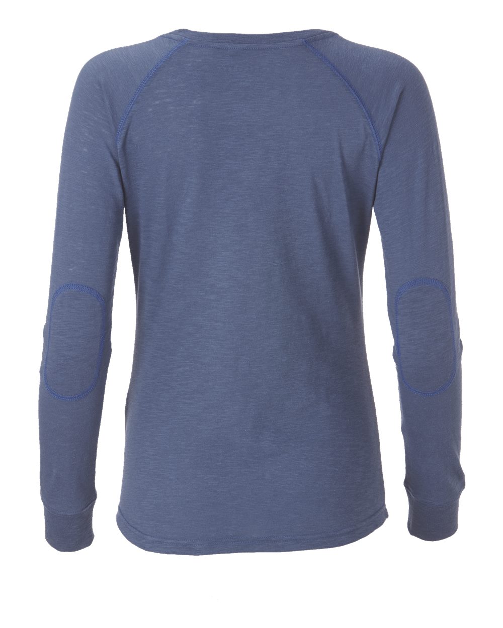 Women's Solid Preppy Patch Long Sleeve T-Shirt - BW3166 4