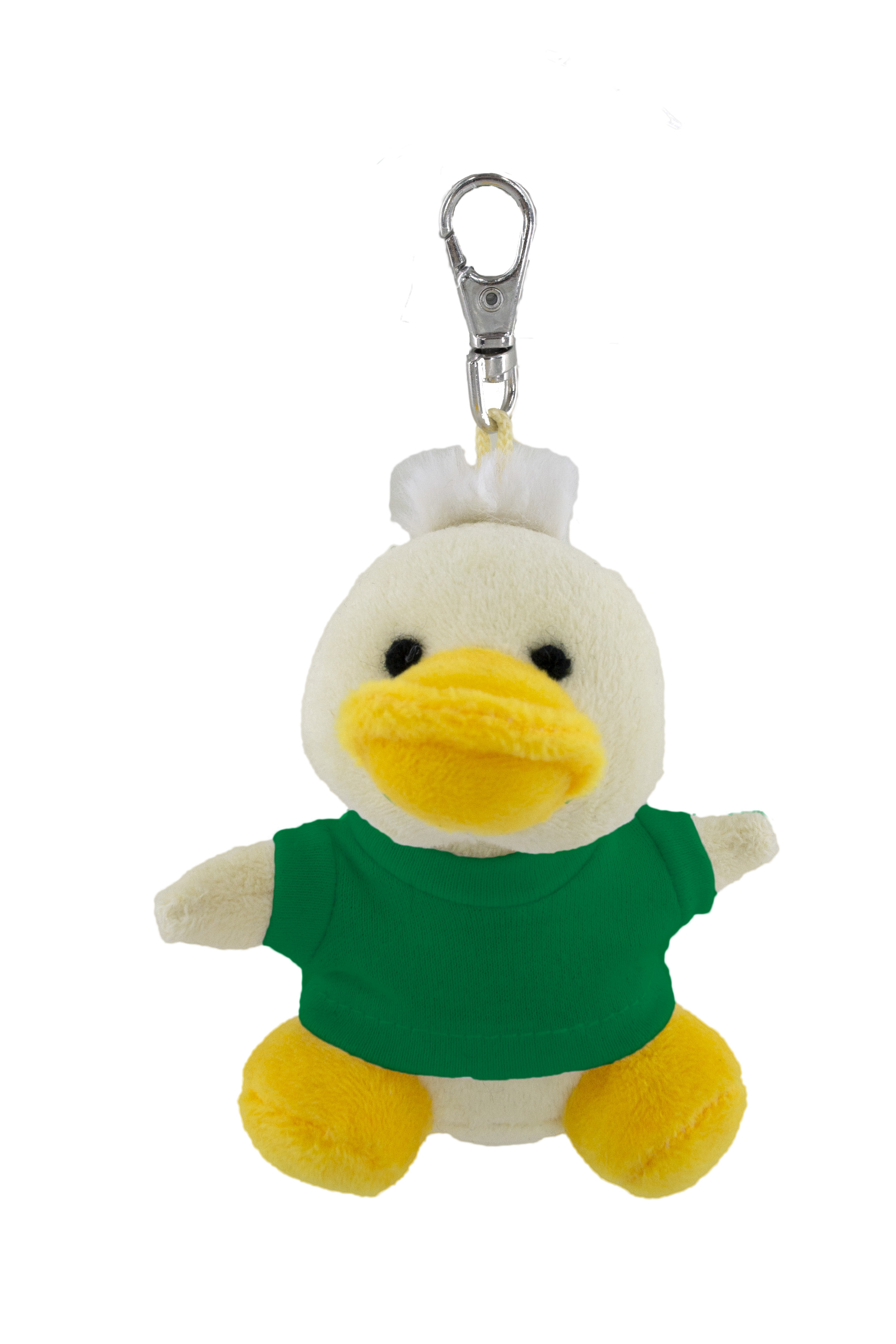 Soft Plush Duck Keychain With Tee 2