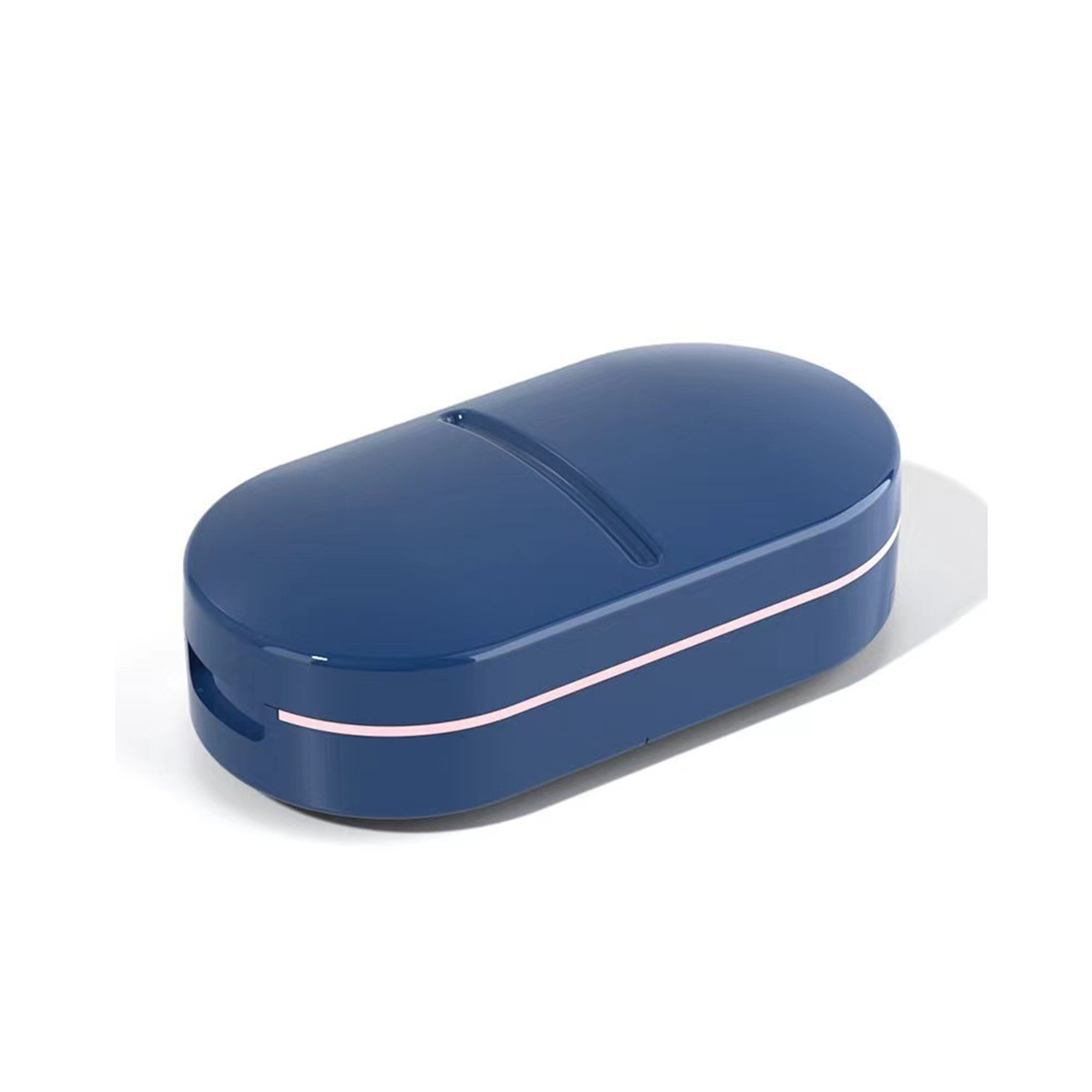 Compact Pill Split Device With Safe Blade And Storage 3.4" x 1.8" x 1" 4