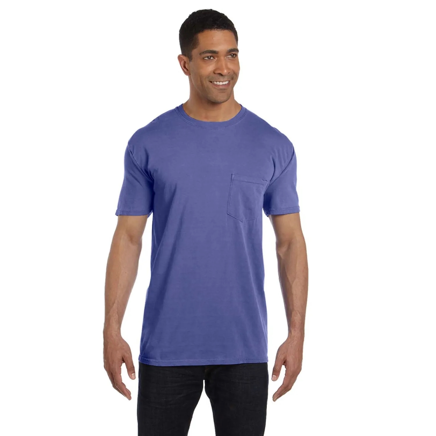 COMFORT COLORS ADULT HEAVYWEIGHT 6.1 OZ. POCKET T-SHIRT 40