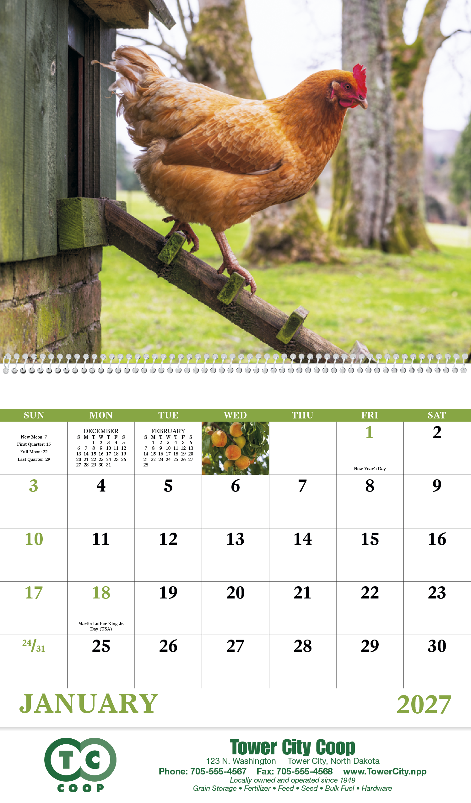 Good Value™ Agriculture - Spiral Calendar 52