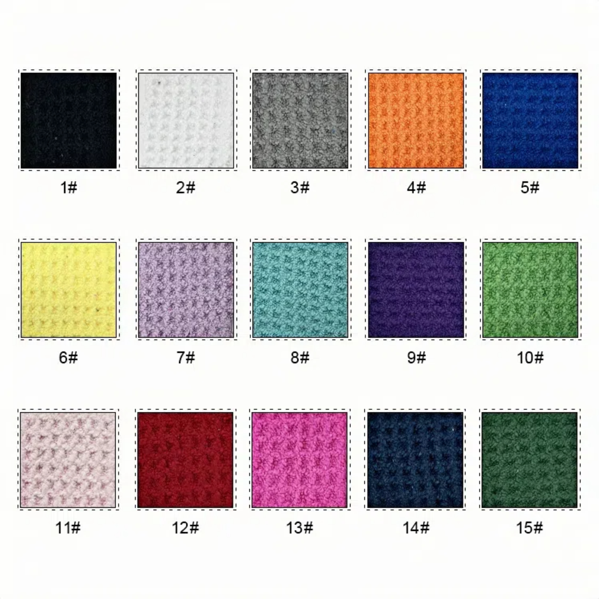 MOQ 50pcs 12" Square Golf Towel 2