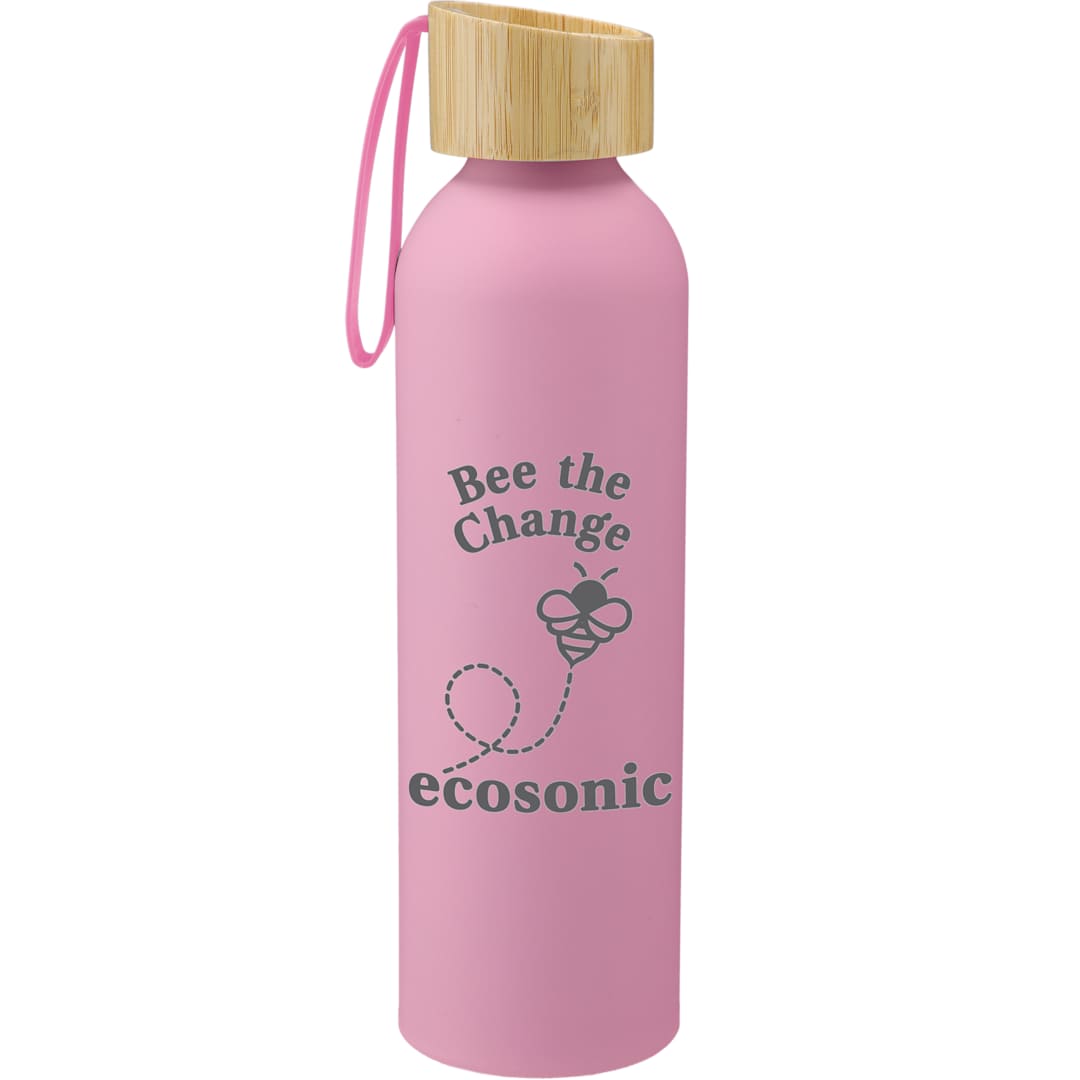 Ryze Aluminum Bottle 22 oz w/ FSC® 100% Bamboo Lid 23