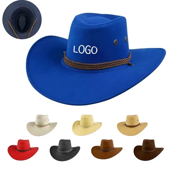Suede Cowboy Hat - Premium Quality Western Headwear 4