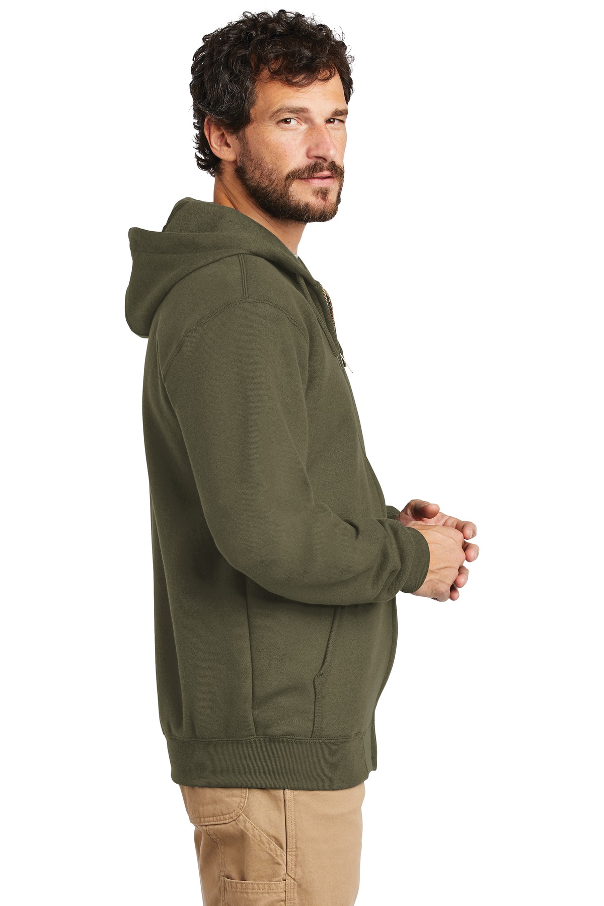 Carhartt Midweight Hooded Zip-Front Sweatshirt. CTK122, custom hoodie or sweatshirt with logo imprint 60