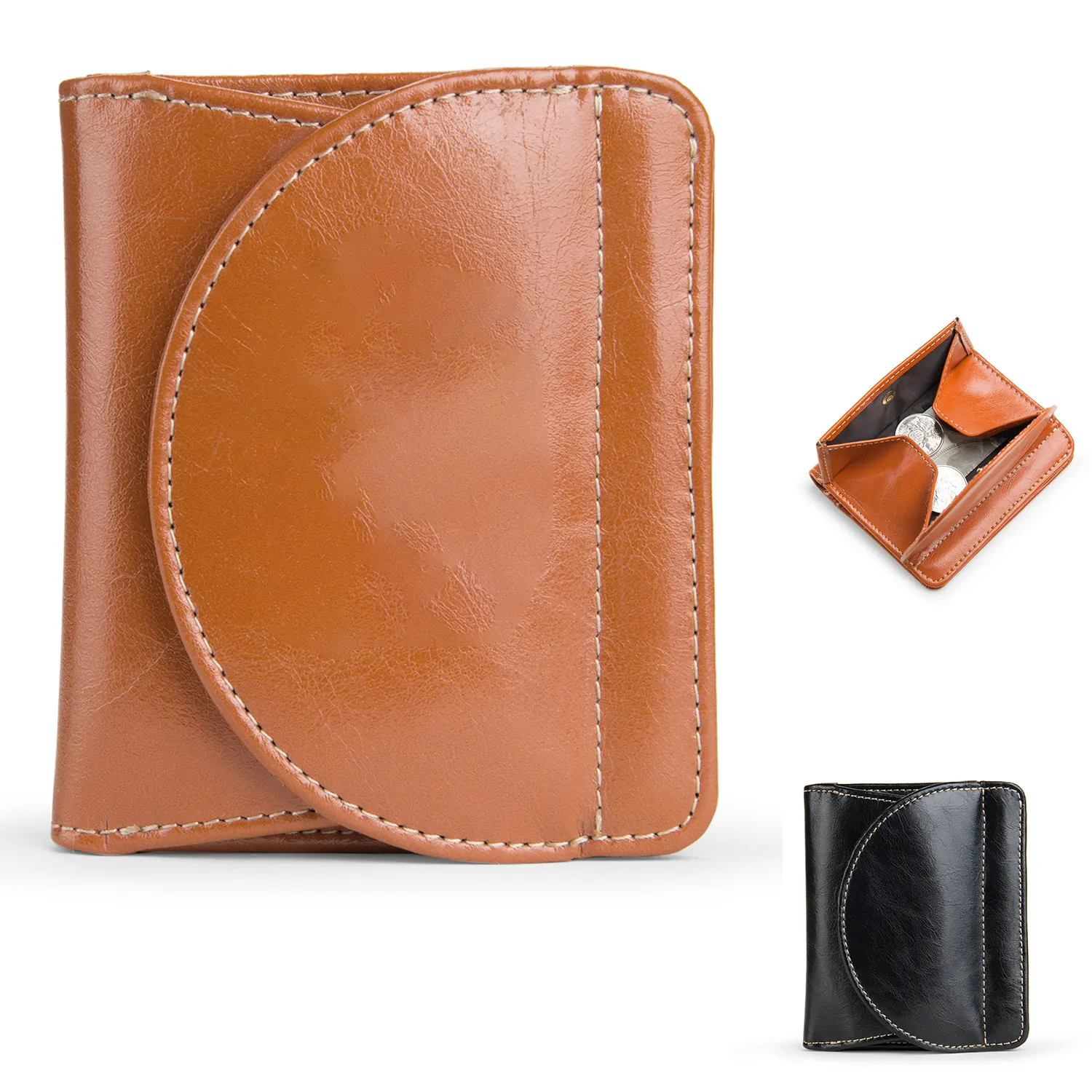 Soft Genuine Leather change purse 2