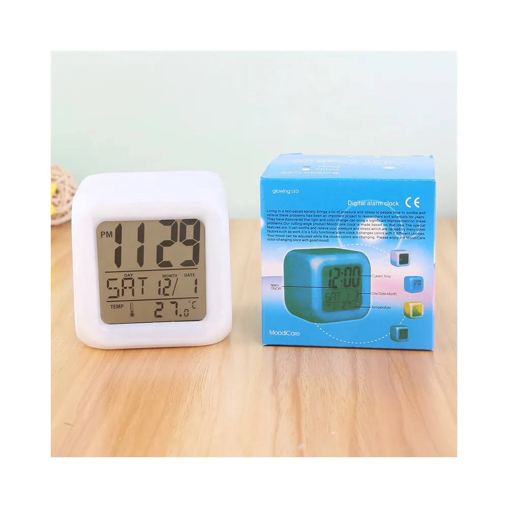 Color Change Digital Alarm Clock 5