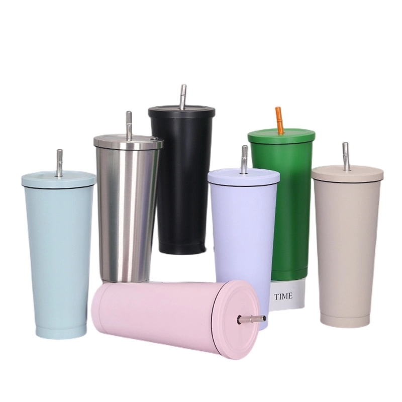 Insulated Tumbler with Straw Lid 1