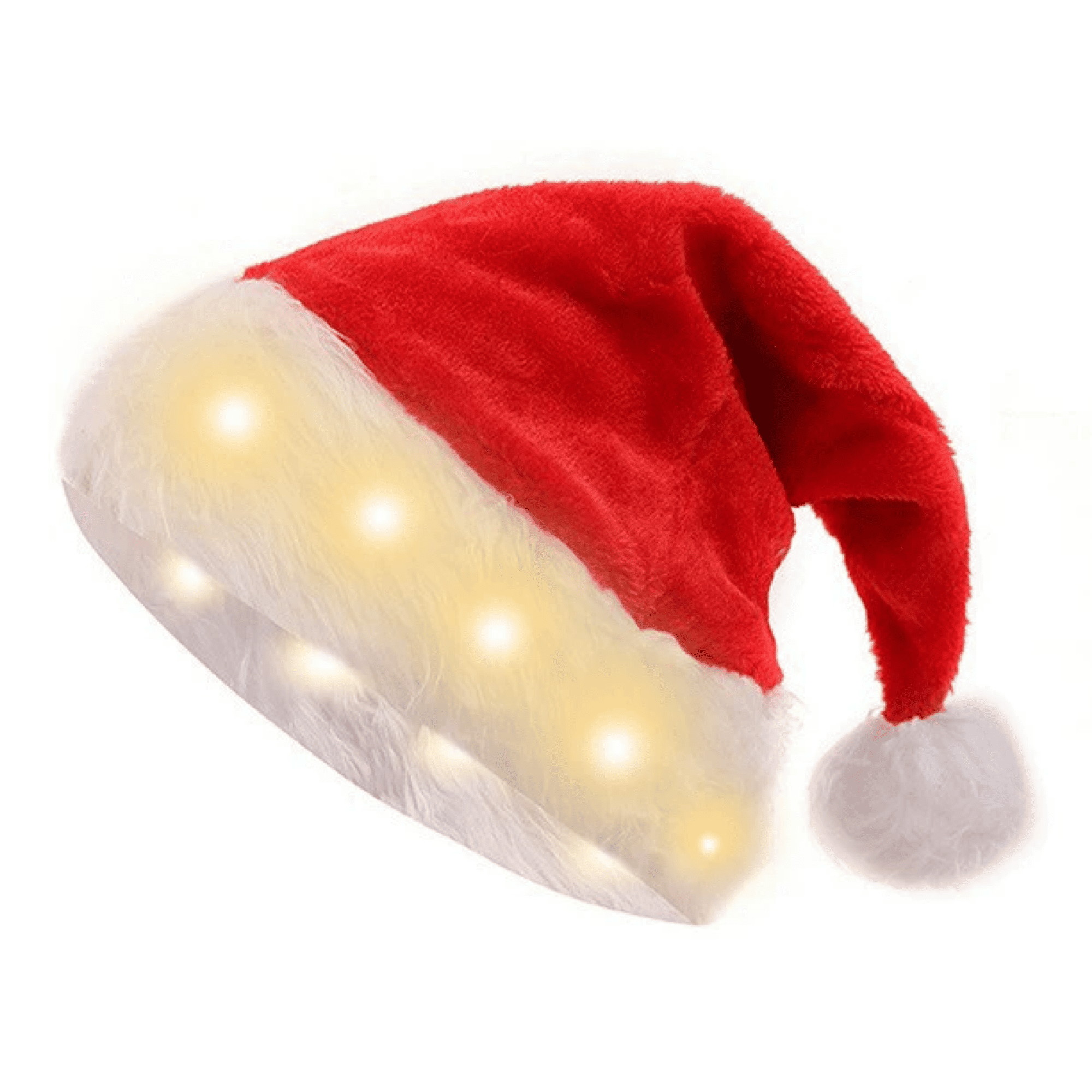 Illuminated Plush Santa Seasonal Headwear 4