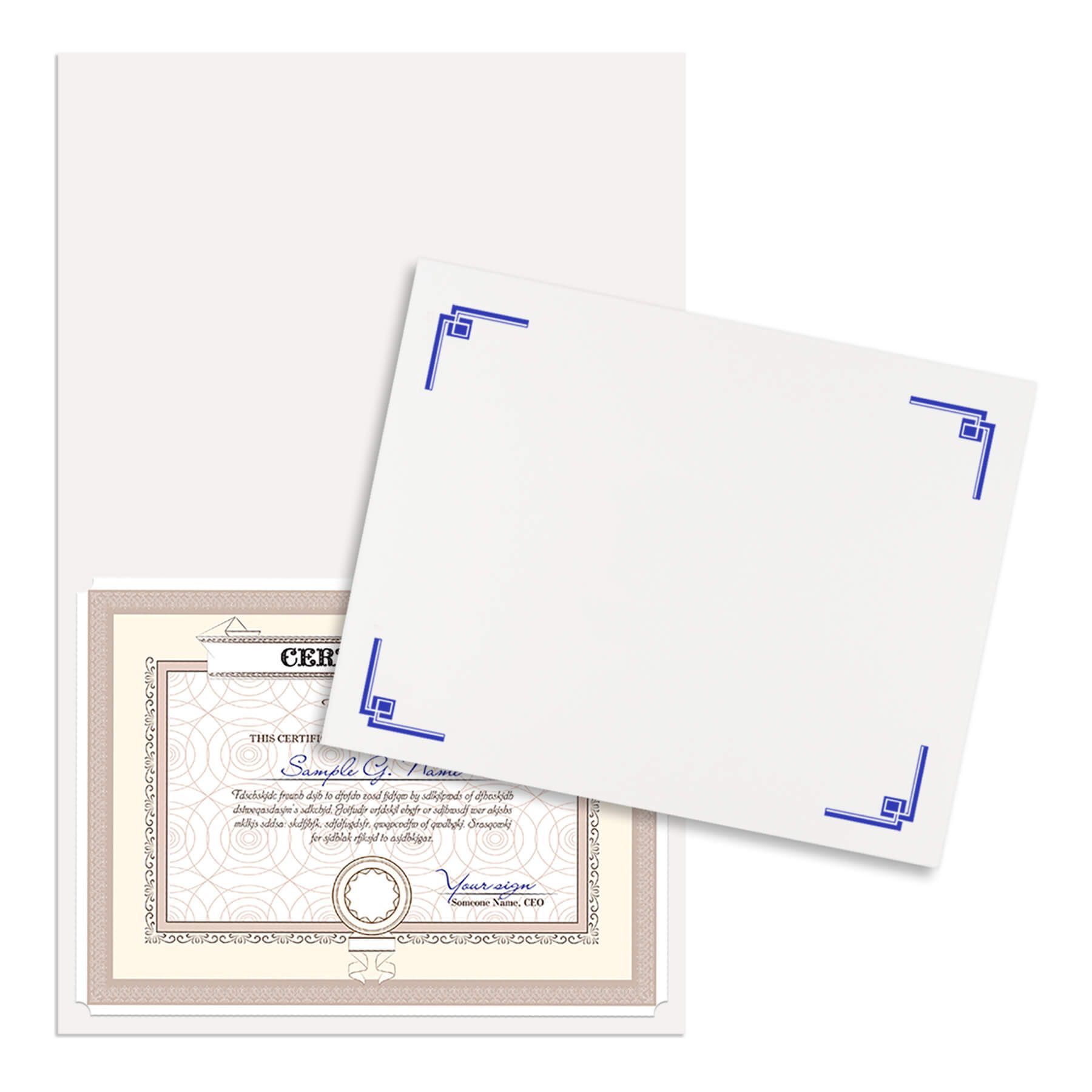 Linen Certificate Holder 2