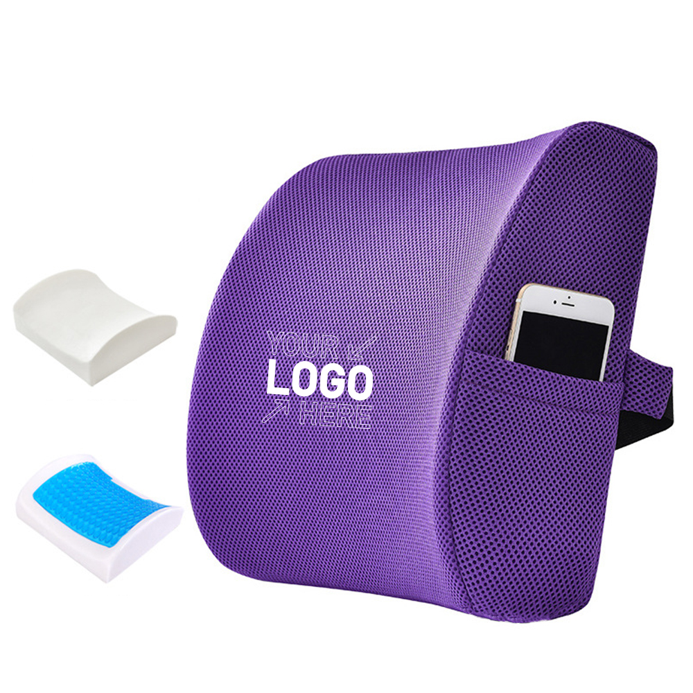 Memory Foam Back Support Cushion Lumbar Pillow