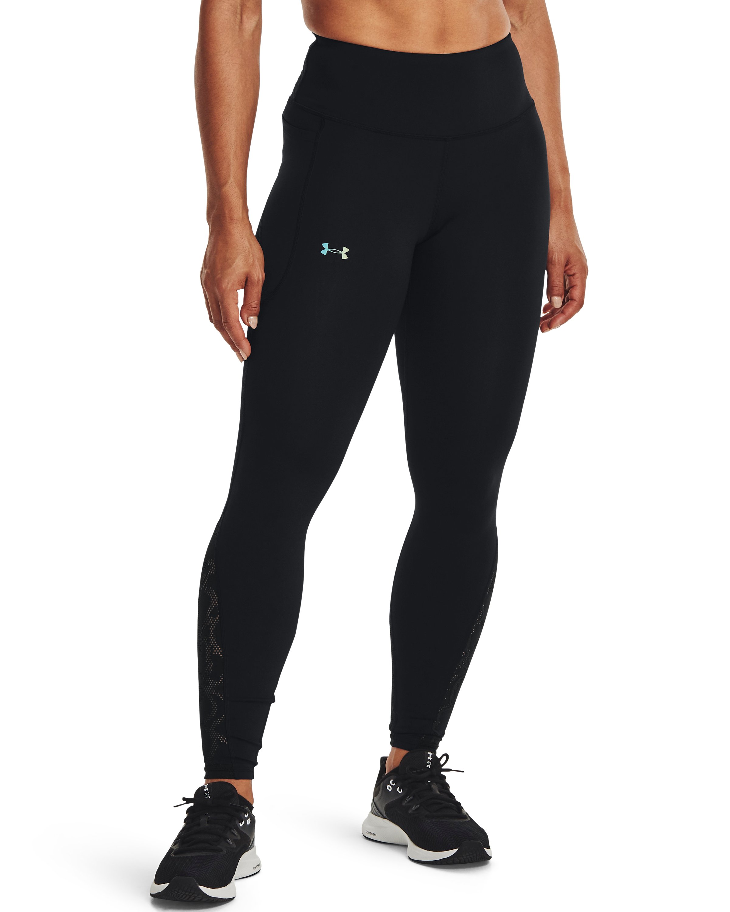 Women's UA RUSH HeatGear No-Slip Waistband Full-Length Leggings  4