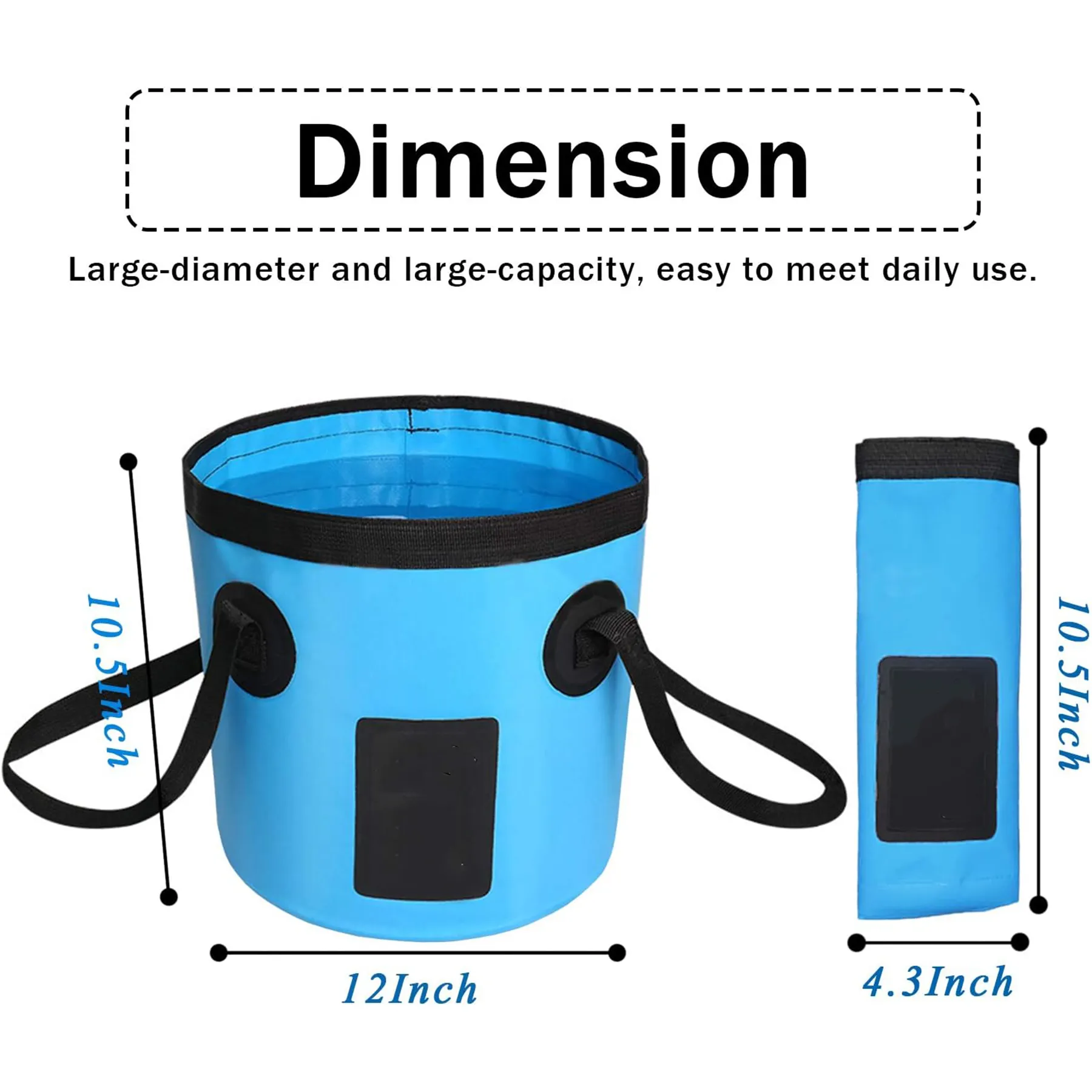 Collapsible Bucket with Handle 4