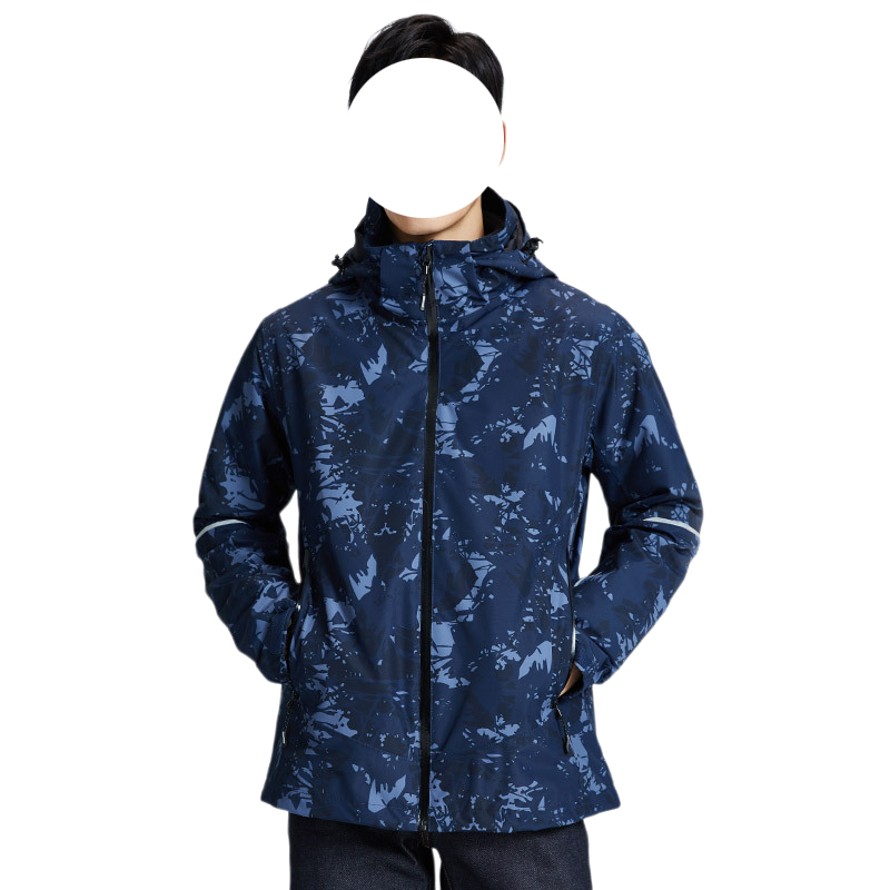 Waterproof Detachable 2-layer Hiking Jacket & Outdoor Coat 1