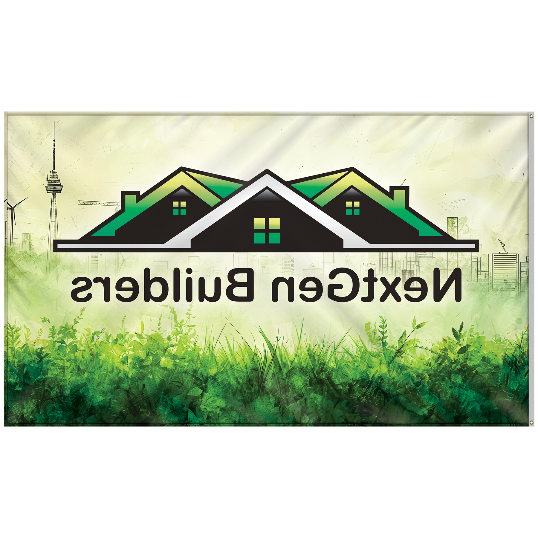 6' x 10' Digitally Printed Single Reverse Spun Polyester Flag 2