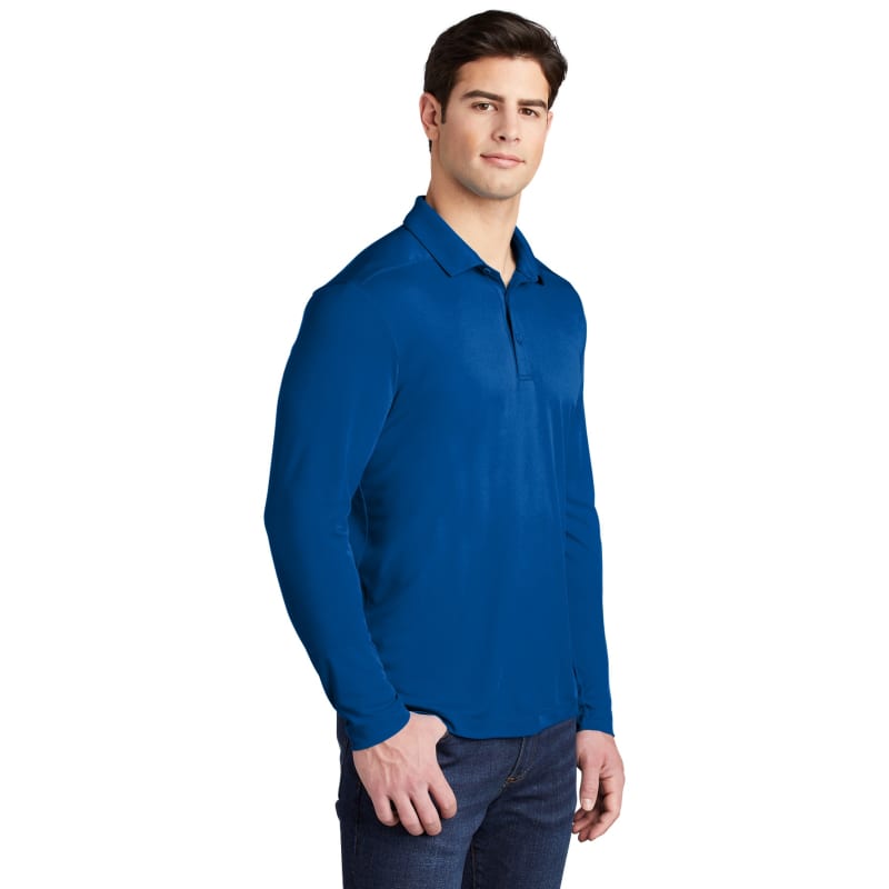 Sport-Tek Posi-UV Pro Long Sleeve Polo. 69