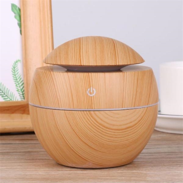 Mini USB Wood Grain Aromatherapy Diffuser Humidifier 2