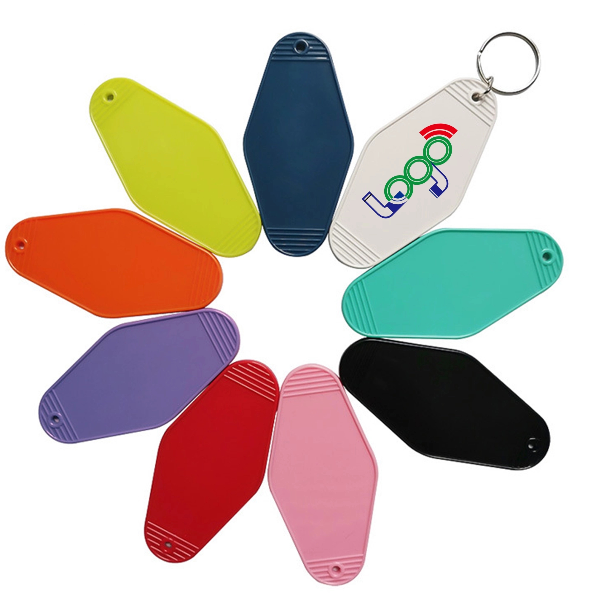 Plastic Hotel Keychain 2