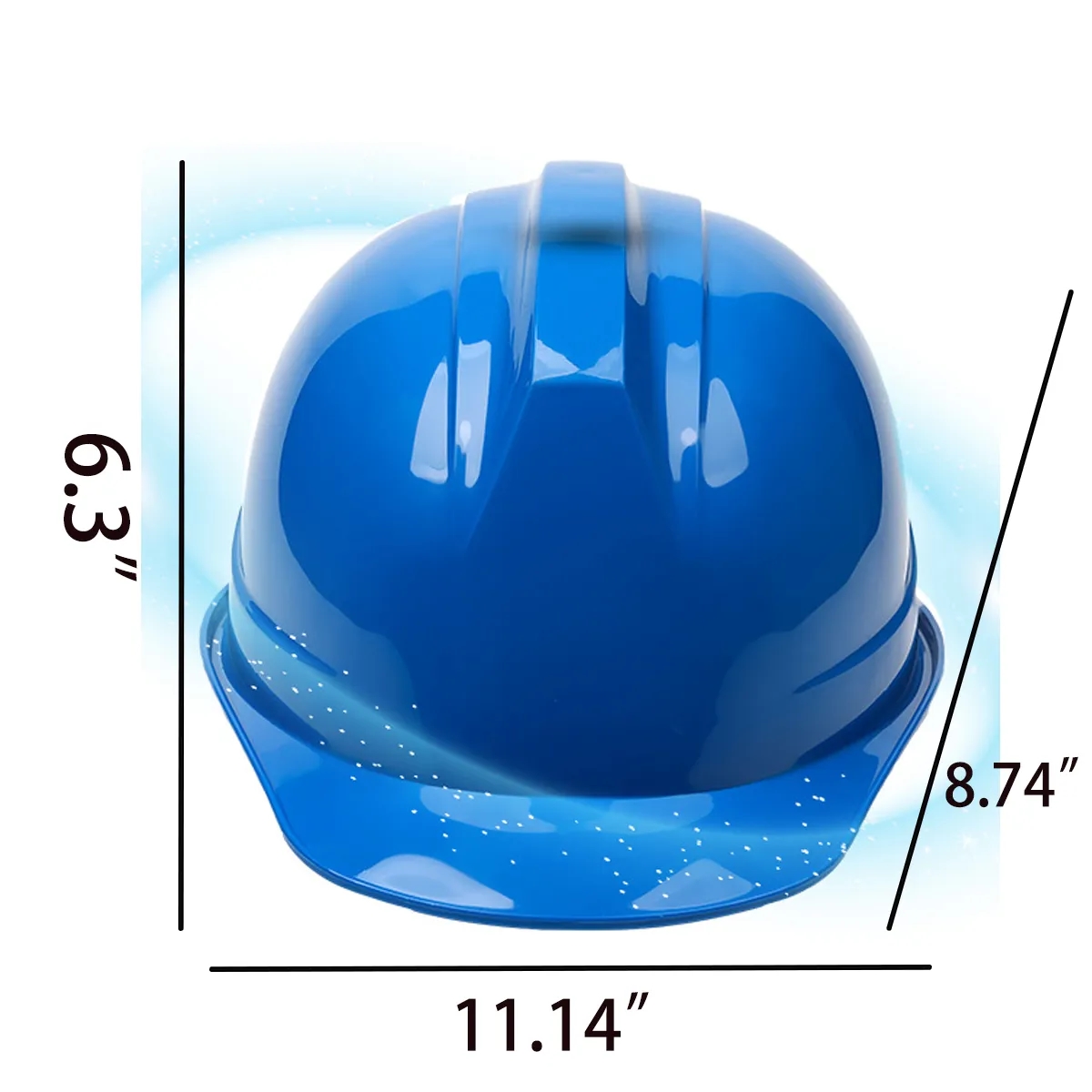 Construction Hard Hat With Self-Adjusting Suspension 3
