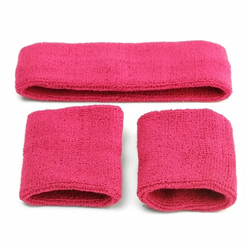 Sports Headband And Wristband Set 3