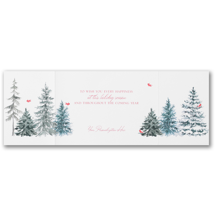 Winter Stroll Holiday Card 1