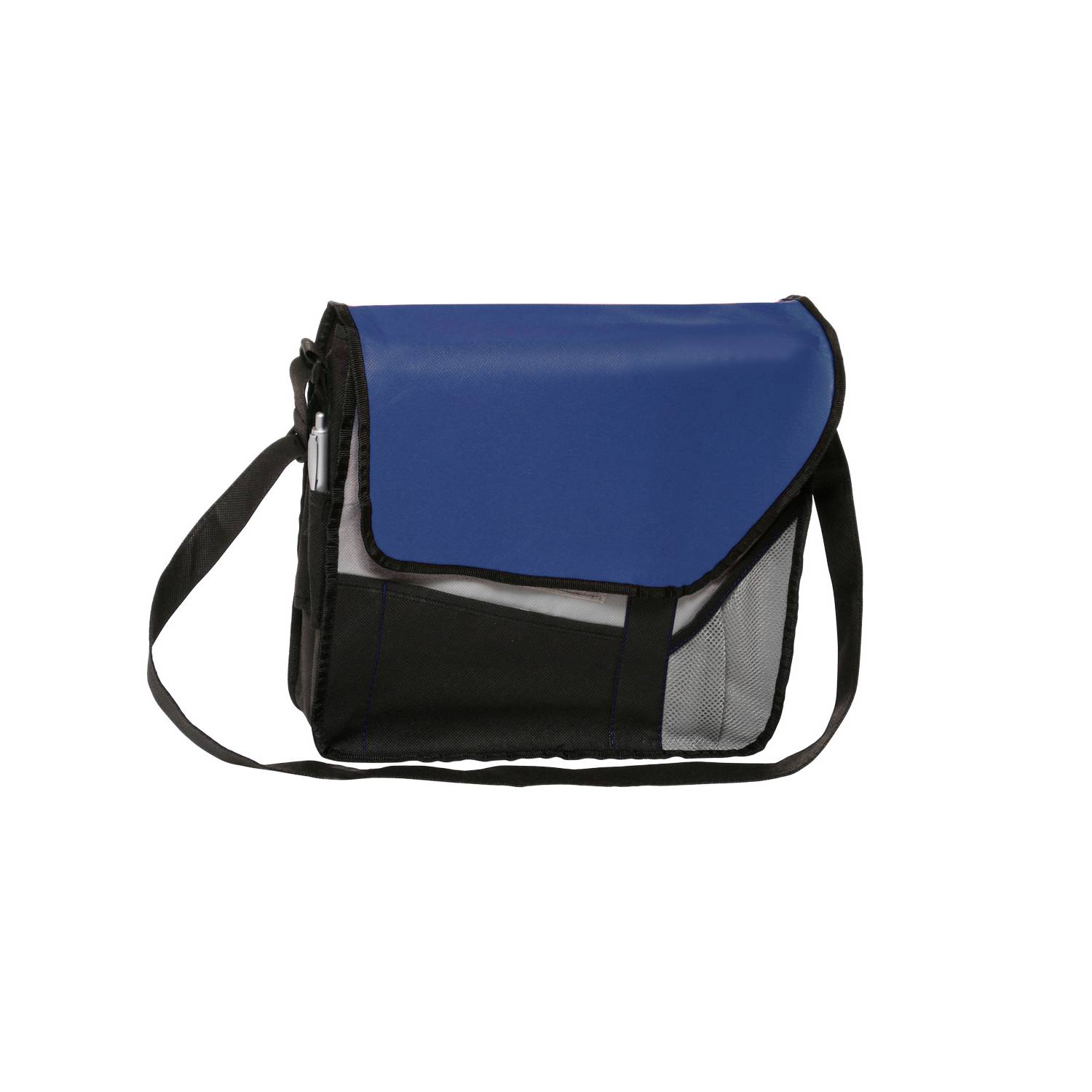 Nonwoven Slant Flap Messenger Bag with Shoulder Strap 2