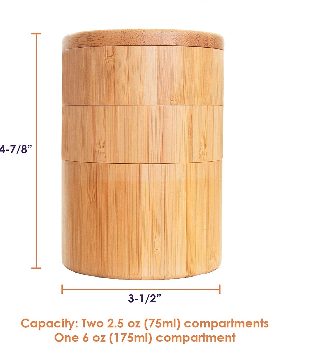 3 Tiers Bamboo Salt Box 4